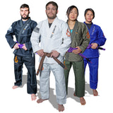 Fire Team Fit BJJ Gi, Jiu Jitsu Gi, Mens and Womens Kimono, Preshrunk, Brazilian Jiu Jitsu Gi with Free White Belt