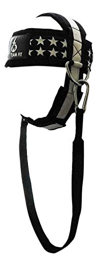 Fire Team Fit Neck Harness for Weightlifting, Neck Exerciser, Head Harness Building Iron Neck Strength, Padded & Adjustable Straps