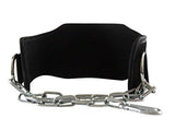 Quality manufacturing, heavy duty stitching and long, adjustable steel chain. 