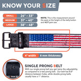 Fire Team Fit Single Prong Leather Weightlifting Belt