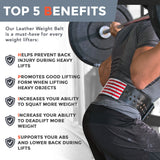 Fire Team Fit Single Prong Leather Weightlifting Belt