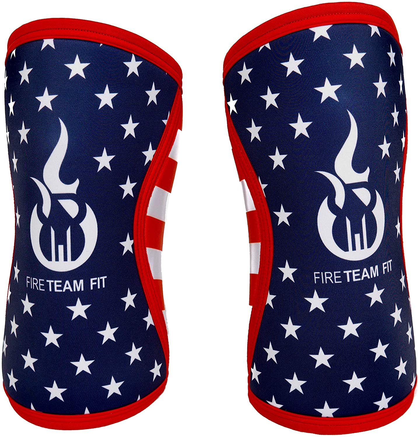 Fire Team Fit Knee Sleeve 7mm, Compression Support Weight Lifting Cross Training
