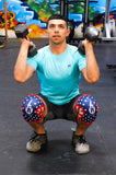 Fire Team Fit Knee Sleeve 7mm, Compression Support Weight Lifting Cross Training
