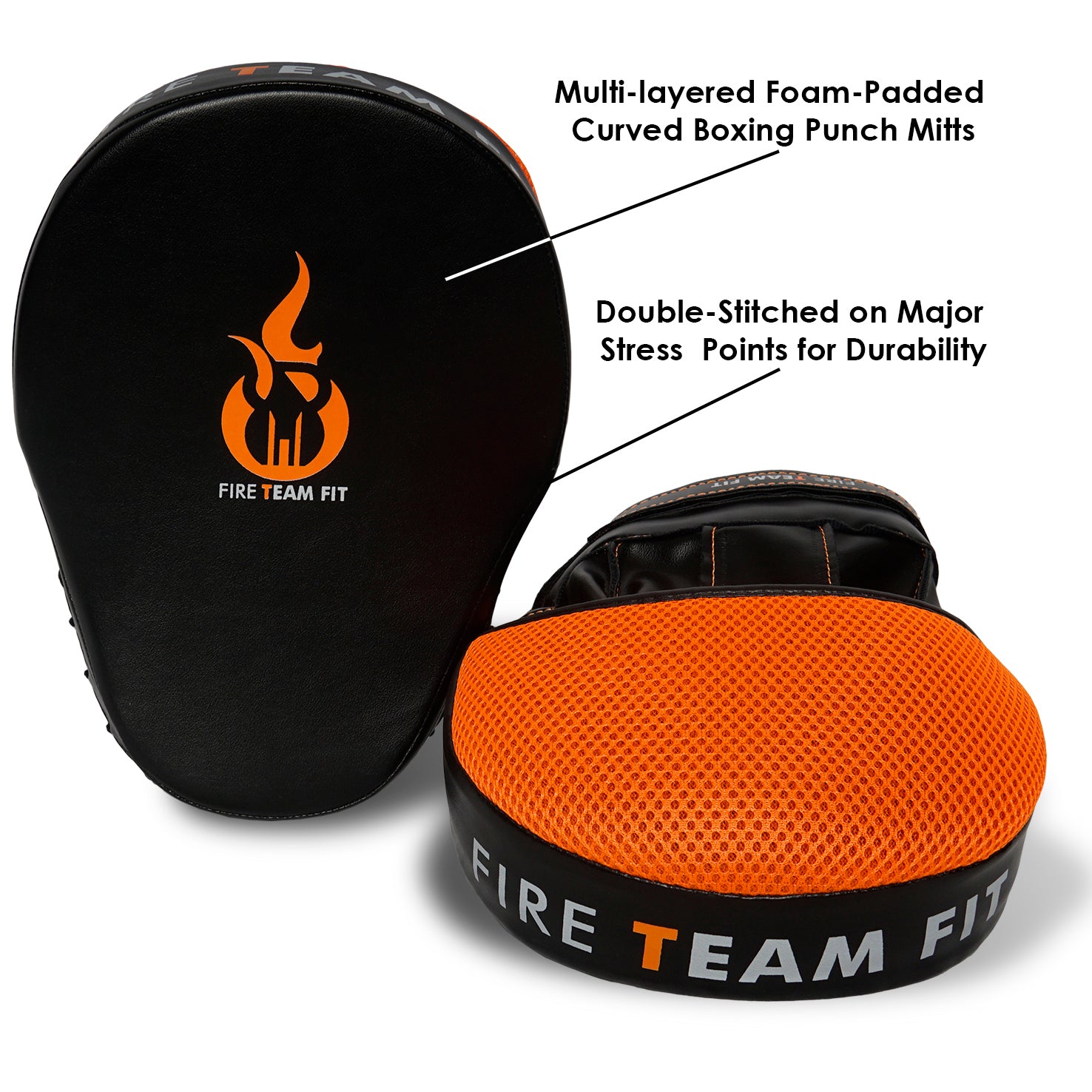 Fire Team Fit Boxing Mitts, Focus Mitts, Muay Thai Pads
